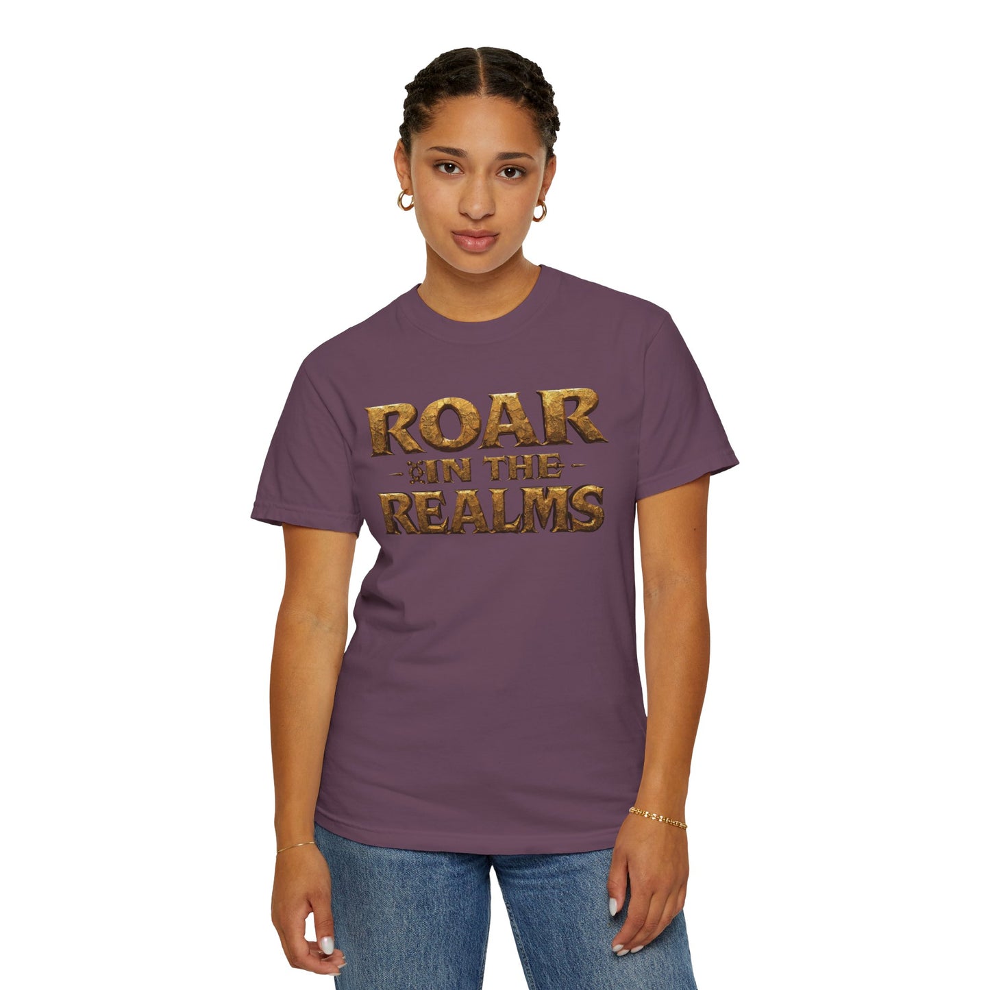 Roar in the Realms Garment Dyed T-Shirt | Comfort Colors