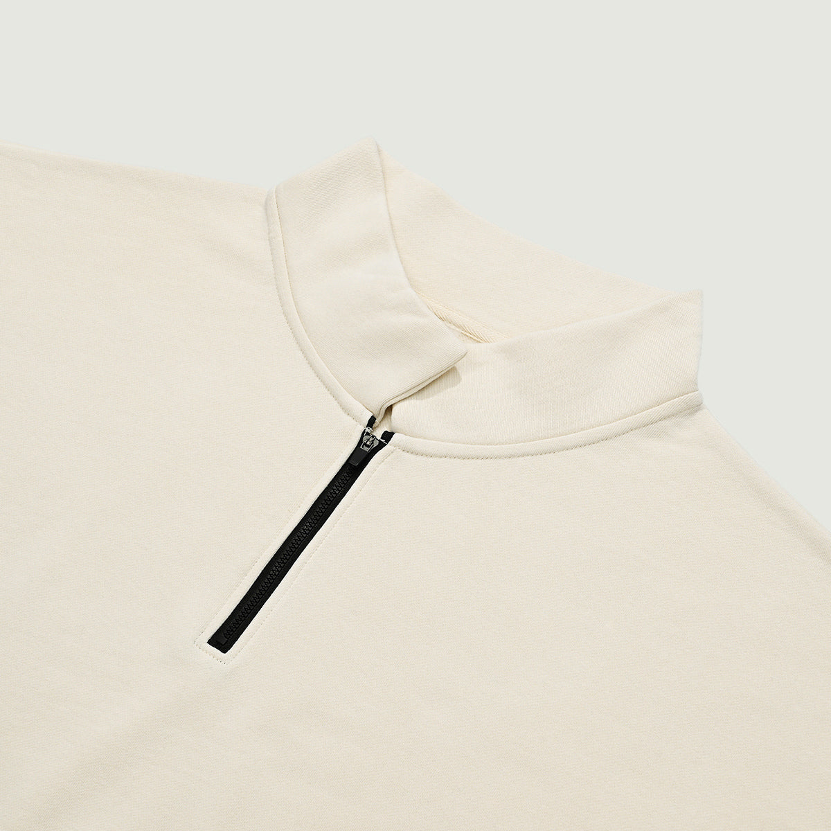 Heavyweight Half-Zip Brushed Fleece Sweatshirt
