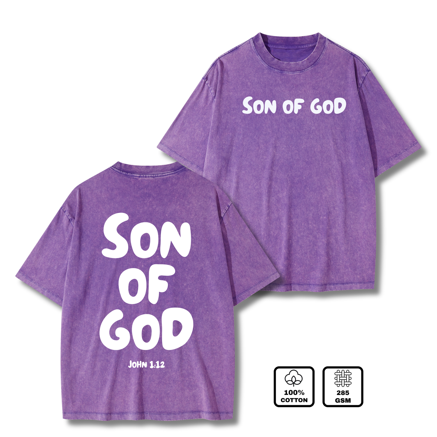SON OF GOD Christian Washed T-Shirt
