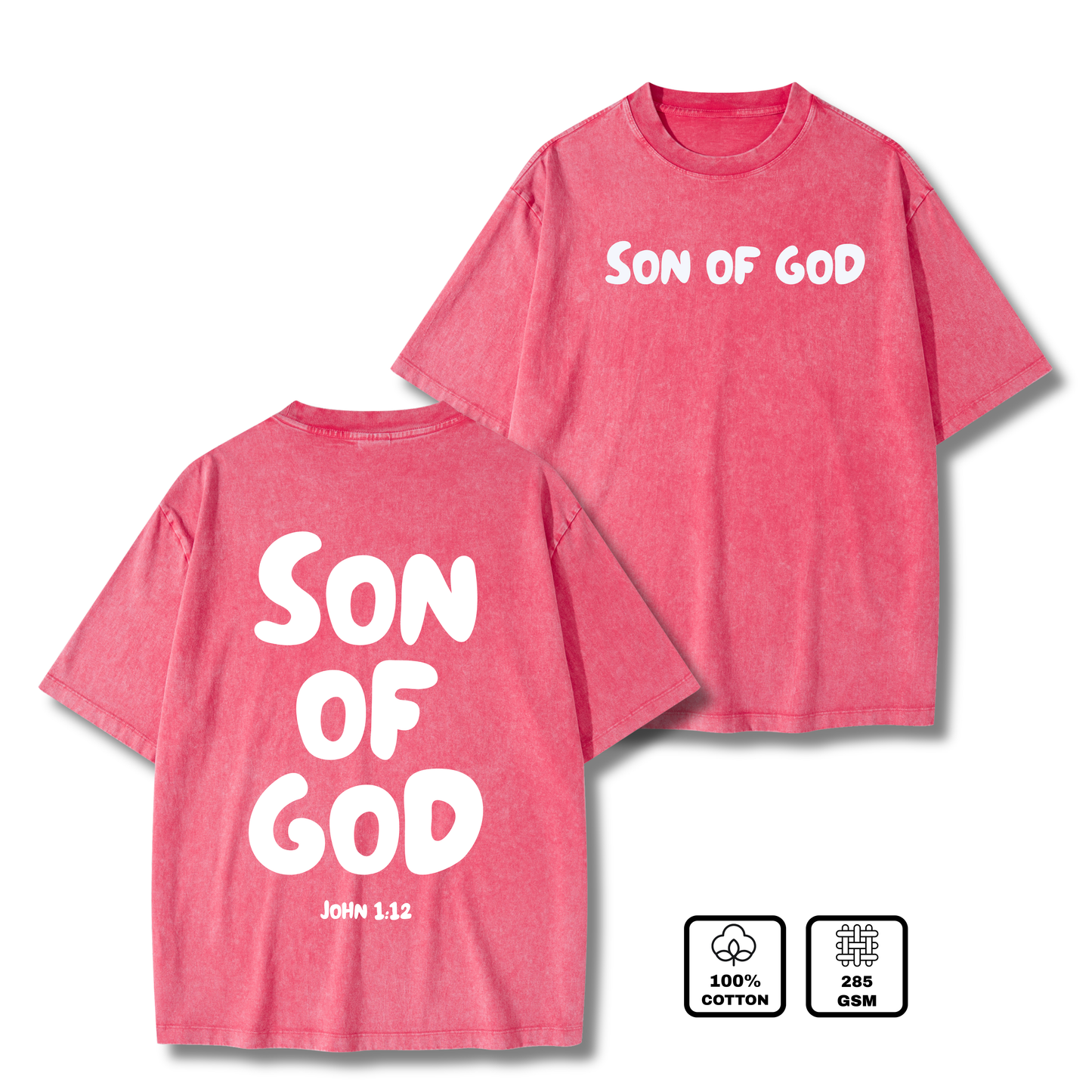 SON OF GOD Christian Washed T-Shirt