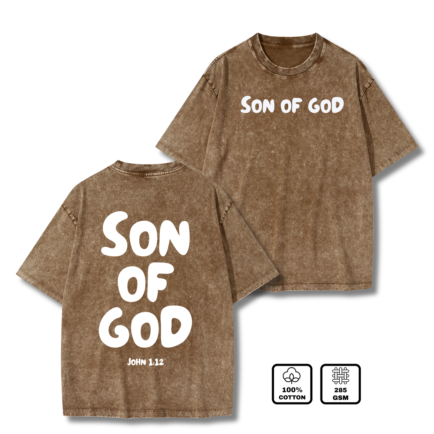 SON OF GOD Christian Washed T-Shirt
