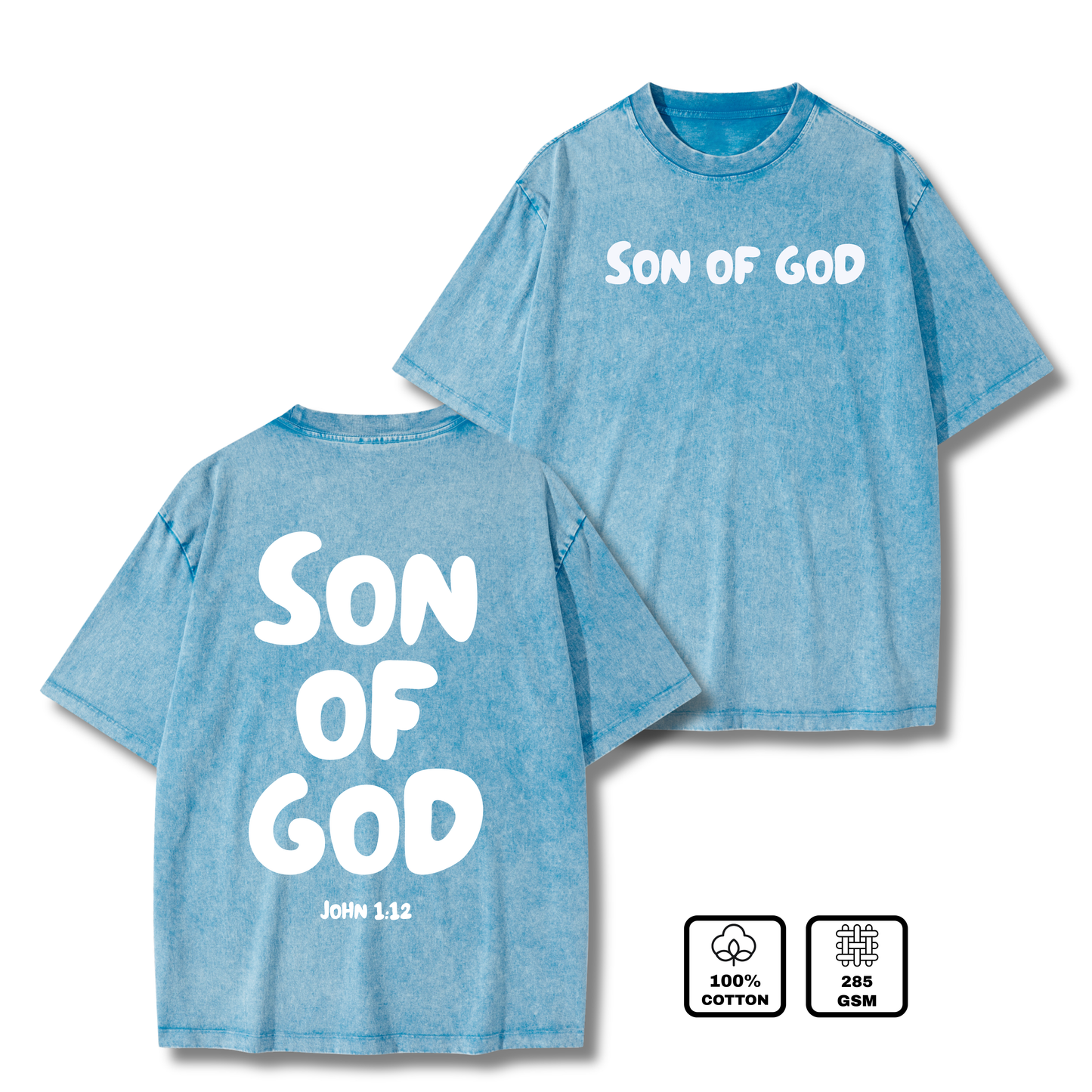 SON OF GOD Christian Washed T-Shirt