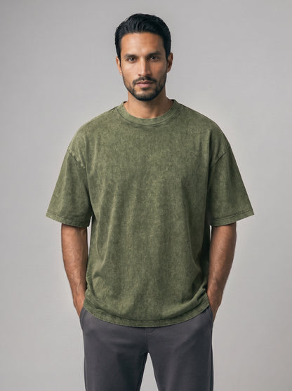 VINTAGE OVERSIZED SNOW WASH T-SHIRT